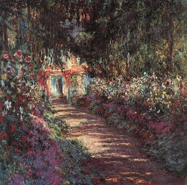 Claude Monet The Garden in Flower china oil painting image